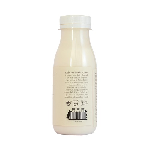 PASTORET Kéfir de leche de vacas de pasto con limón y yuzu 250 g.