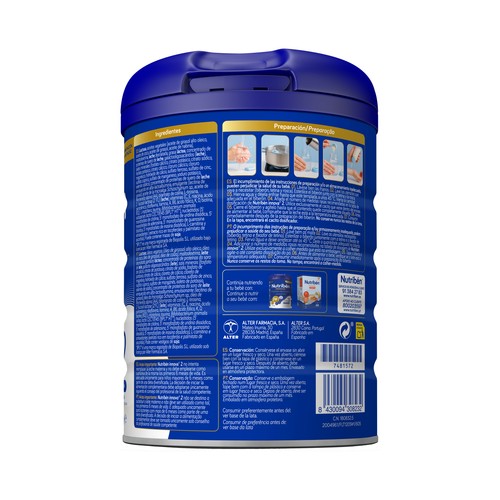 NUTRIBÉN Leche (2) de continuación a partir de 6 meses 800 g.