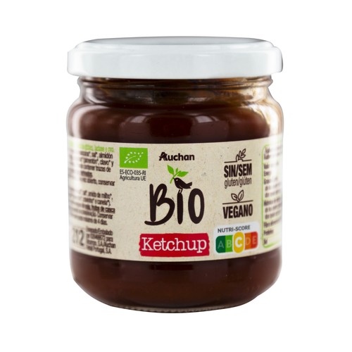 ALCAMPO ECOLÓGICO Ketchup bio frasco 190 g.