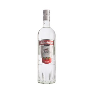 Imagen de LITHUANIAN Silver  Vodka destilado y embotellado en Lituania botella 1 l.