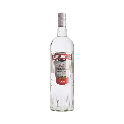 LITHUANIAN Silver  Vodka destilado y embotellado en Lituania botella 1 l.