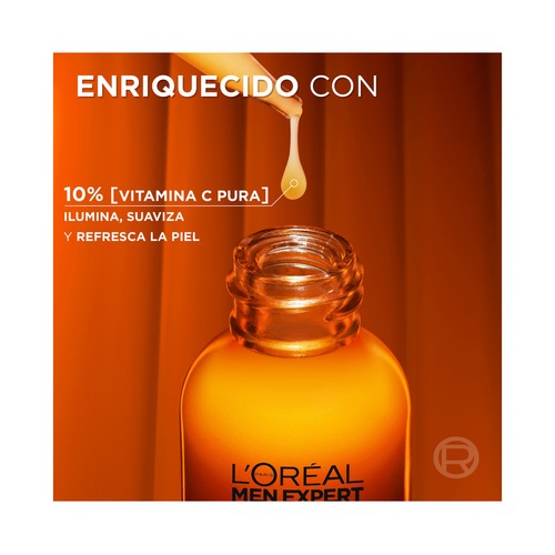 L´ORÉAL PARIS Men expert hydra energetic Sérum anti-fatiga con vitamina C 30 ml.