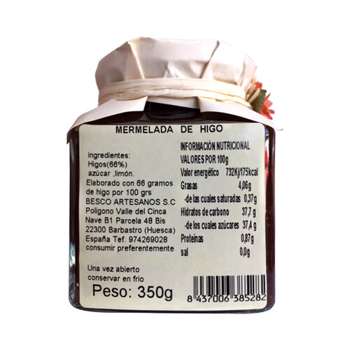 ELASUN Mermelada de higo ELASUN 350 g.