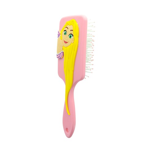 DISNEY Princess Cepillo de silicona con la imagen de Rapunzel en 3D.