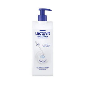 LACTOVIT Leche corporal nutritiva para pieles normales a secas 400 ml.