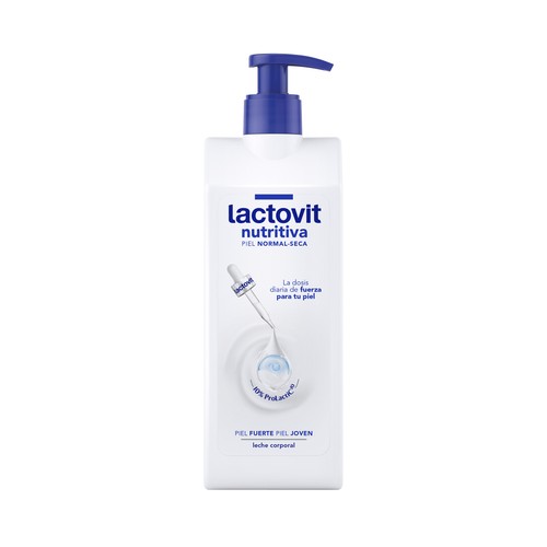 LACTOVIT Leche corporal nutritiva para pieles normales a secas 400 ml.