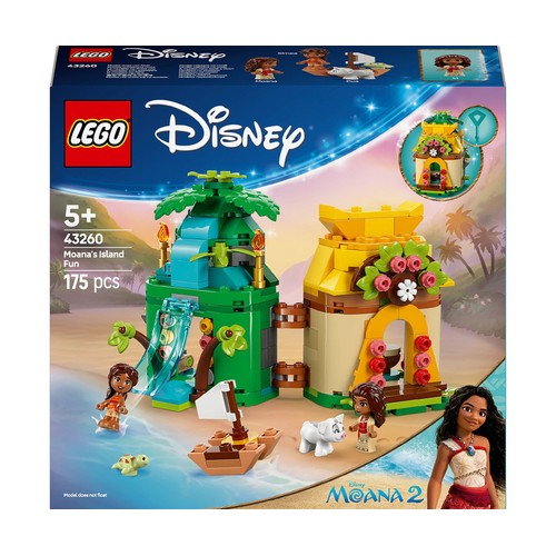 LEGO Disney Princess Diversión en la Isla con Vaiana 43260, 175