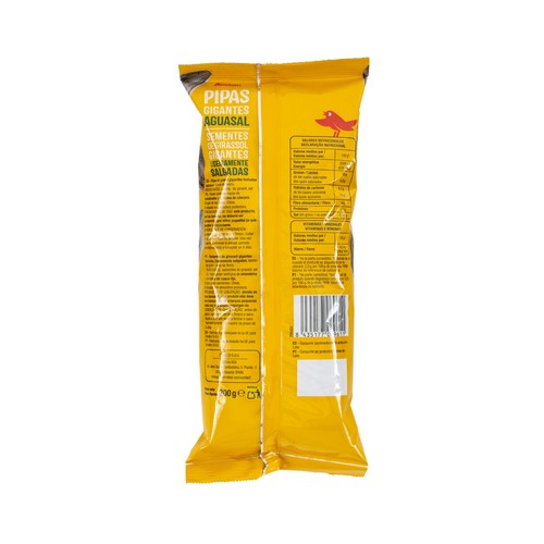 PRODUCTO ALCAMPO Pipas de girasol gigantes al aguasal  200 g.