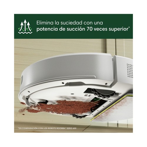 iRobot Roomba 105 Combo, navegación láser, aspira y friega, 7000 Pa