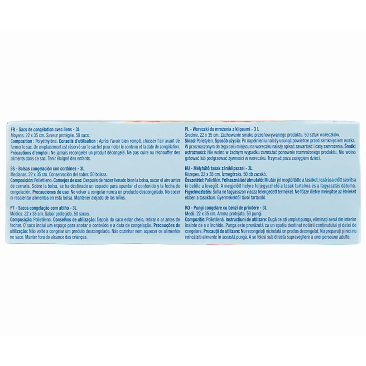 PRODUCTO ALCAMPO Bolas de congelación con cordones mediana 50 uds.