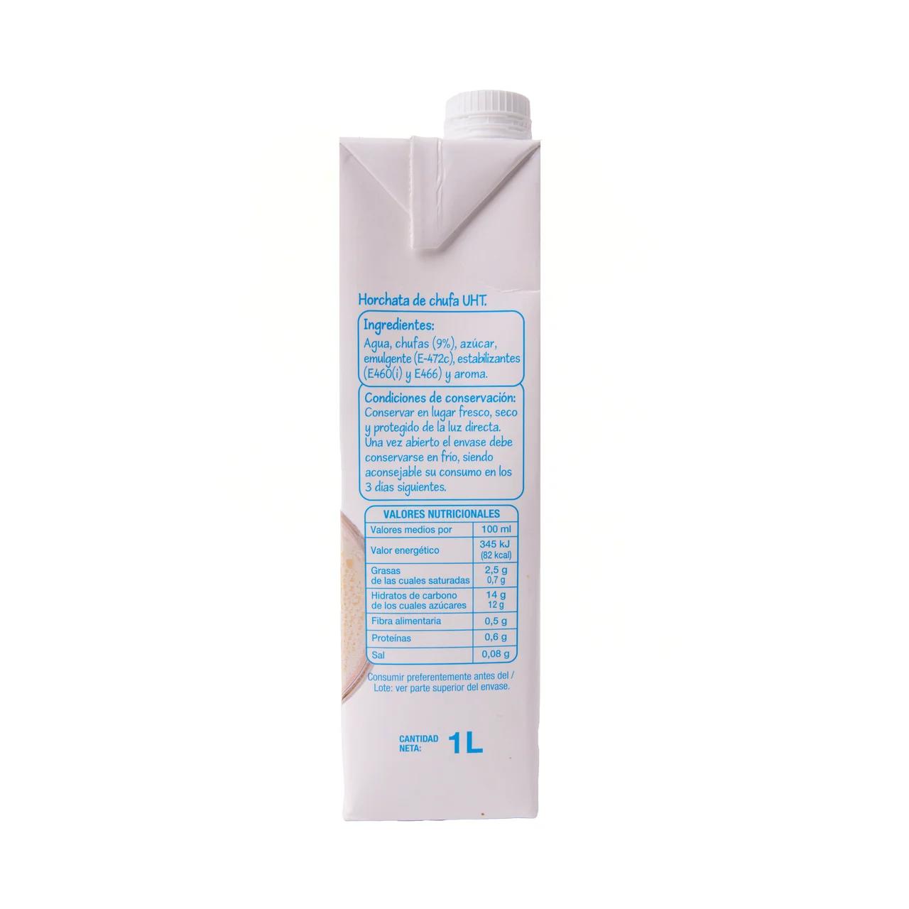 AUCHAN ECONÓMICO Horchata chufa PRODUCTO ALCAMPO ECONÓMICO 1 l.