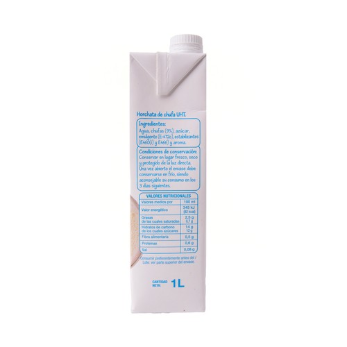 AUCHAN ECONÓMICO Horchata chufa PRODUCTO ALCAMPO ECONÓMICO 1 l.