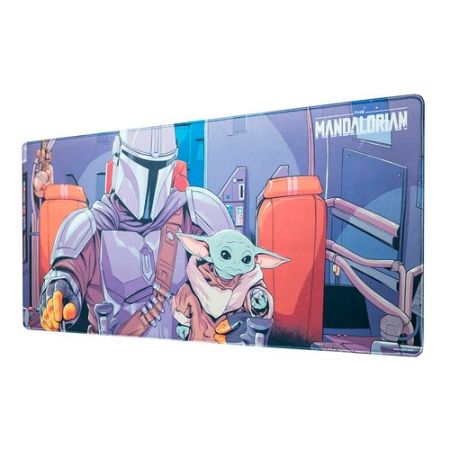 Alfombrilla para ratón XL de Star Wars the mandalorian, GRUPO ERIK.