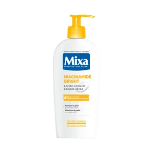 MIXA Loción corporal hidratante e iluminadora, para pieles secas y apagadas 250 ml.