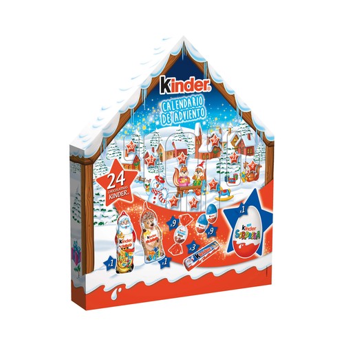 KINDER Calendario de Adviento chocolatinas 184 g.