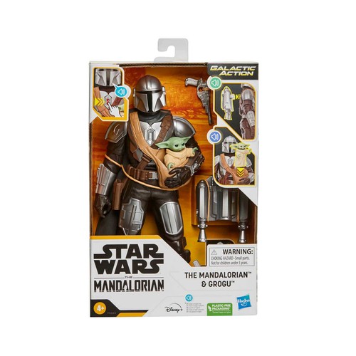 Figura electrónica The Mandalorian & Grogu, STAR WARS.