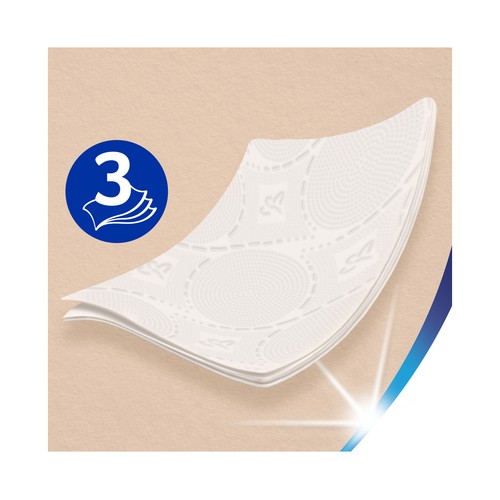 COLHOGAR Papel higiénico Pure Natural con fibras naturales 12 rollos