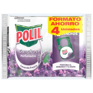 POLIL Antipolillas en colgador con aroma a lavanda Raid 4 uds.