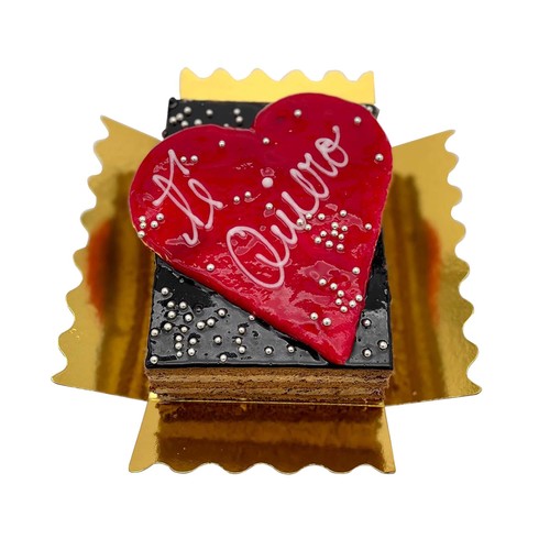 Tarta cuadrado corazón 550 gr. 