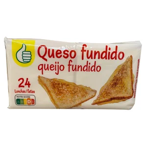 PRODUCTO ECONÓMICO ALCAMPO Queso fundido en lonchas PRODUCTO ECONÓMICO ALCAMPO 450 g.