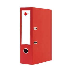 Imagen de Archivador A4 con rado, lomo 75mm, color rojo, ALCAMPO.