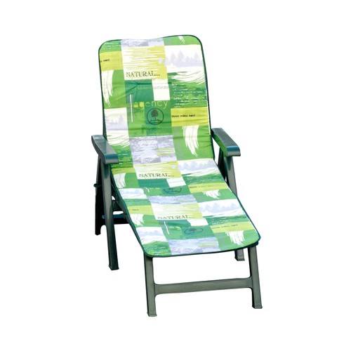 Tumbona plegable con 4 posiciones GARDEN LIFE.