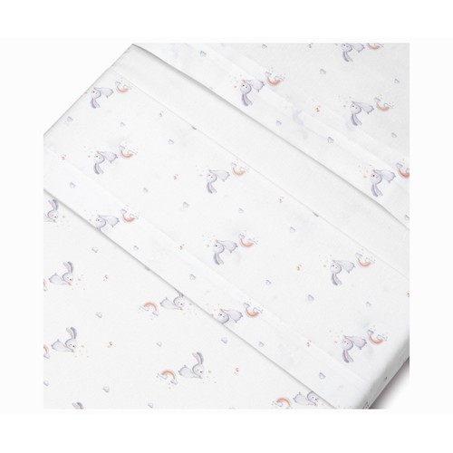 Tríptico para cuna estampado conejitos AUCHAN BABY