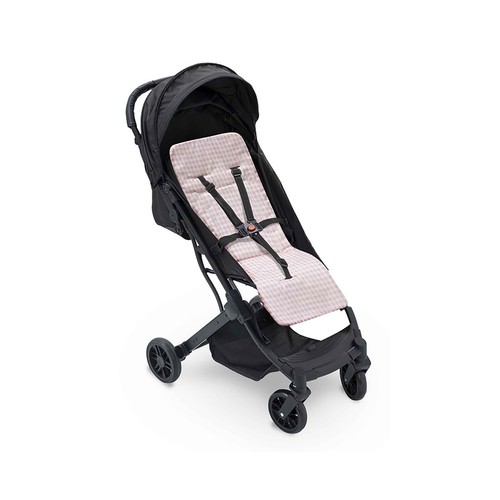 Colchoneta reversible nido abeja + Vichy para silla de paseo, DON ALGODÓN.