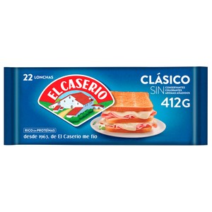 Imagen de EL CASERÍO Clásico Queso en lonchas 22 uds.