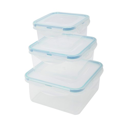 Set 3 recipientes 420ml, 960ml, 1380ml plástico silicona. ACTUEL