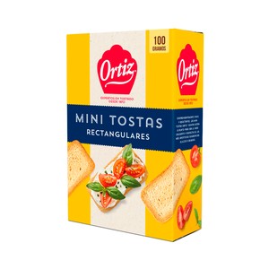 Imagen de ORTIZ Mini tostas rectangulares 100 g.