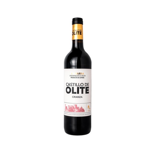 CASTILLO DE OLITE  Vino tinto crianza con D.O. Navarra CASTILLO DE OLITE botella de 75 cl.