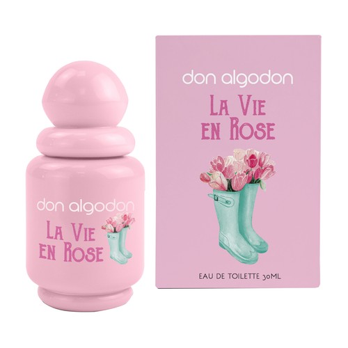 DON ALGODÓN La vie en rose Eau de mujer (colonia) para hombre con vaporizador en spray 30 ml.