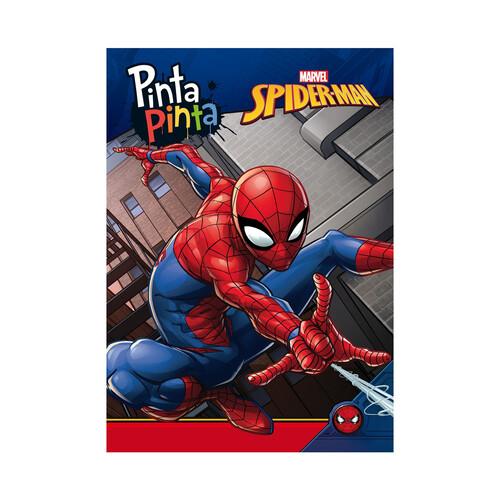 Pinta, pinta Spiderman, VV.AA. Género: infantil. Editorial Marvel.