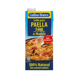 Imagen de GALLINA BLANCA Caldo para paella de marisco brik de 1 l.