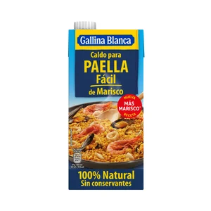 GALLINA BLANCA Caldo para paella de marisco brik de 1 l.
