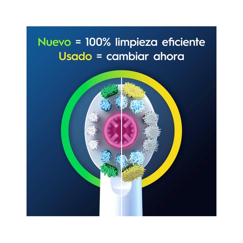 ORAL-B Pro 3d White Cabezales de recambio para cepillo de dientes eléctrico ORAL-B 4 uds.