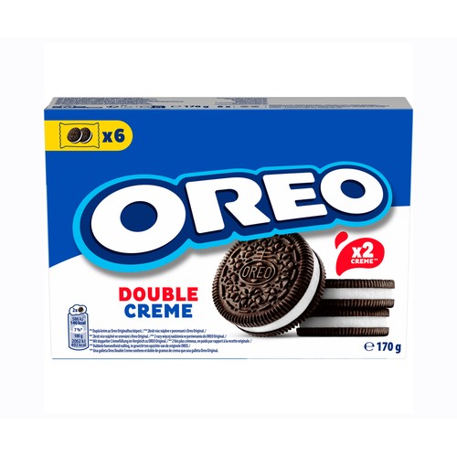 OREO Galleta doble de crema 170 gr.