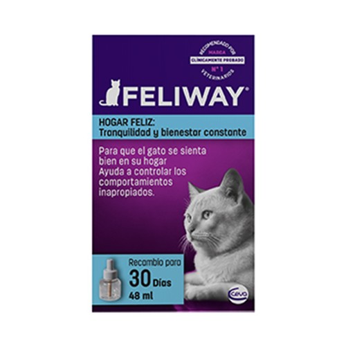 FELIWAY Feromonas gatos, recambio 48 ml.