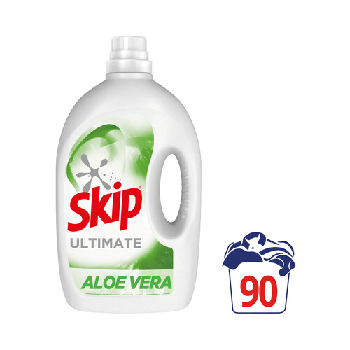 SKIP Ultimate Detergente líquido con aloe vera, ideal para pieles sensibles 90 lav. 2.025 l.