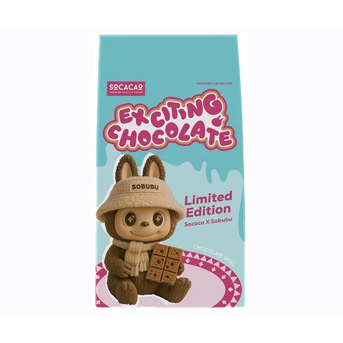 SOBUBU SOCACAO Figura de chocolate con sabor sorpresa 65 g.