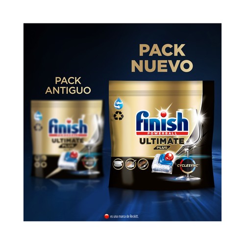 FINISH Ultimate plus Lavavajillas a máquina 54 uds, 452 g.