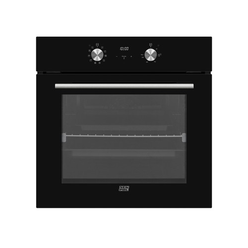 Horno multifunción NEW POL NWHH65B cristal negro, capacidad total: 69L,  clase energética: A, A: 59,5cm.