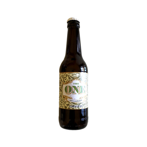 Cerveza blanche trigo belga THE ONE 33 cl.