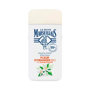 LE PETIT MARSEILIAIS Gel crema para baño o ducha extra suave, hidratante y nutritivo con flor de Azahar 250 ml.