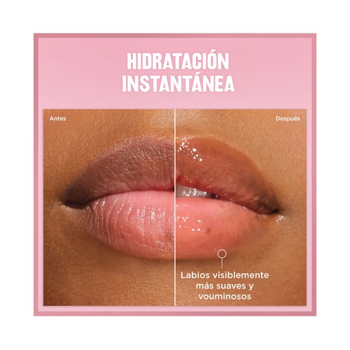REVLON Super lustrous glimmer tono 001 Candy hearts Aceite labial con efecto hidratante.