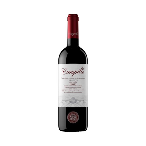 CAMPILLO Colección Vino tinto reserva con D.O. Ca. Rioja botella 75 cl.