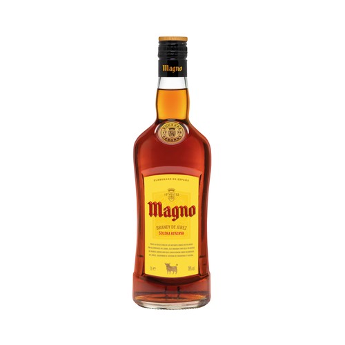 MAGNO Brandy de Jerez solera reserva MAGNO botella 1 l.