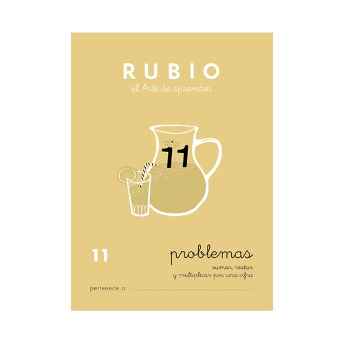 Problemas 11, sumar, restar y multiplicar por 1 cifra, 8-9 años RUBIO.