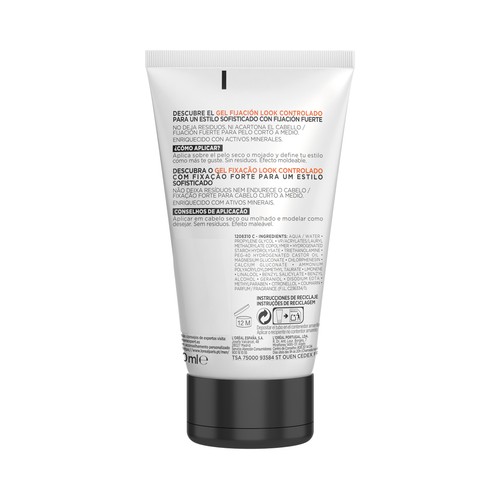 L'ORÉAL Gel fijador fuerte para un estilo sofisticado L´ORÉAL Men expert invisicontrol 150 ml.
